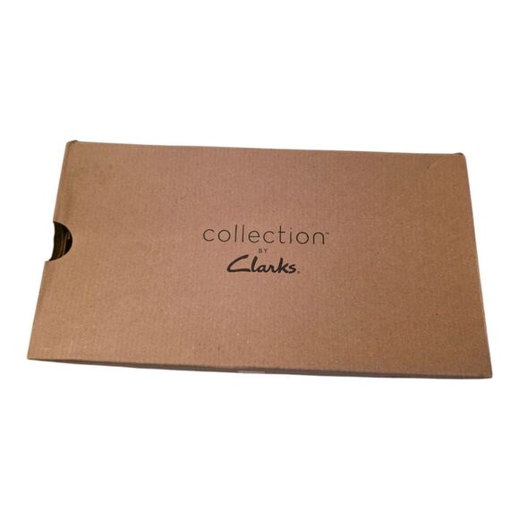 New! Clarks Tilmont Step Black Suede Mixed Media Square Toe Comfort Loafer, 8 - Picture 14 of 15